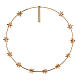 Halo of stars, gold plated brass, 12 in s4