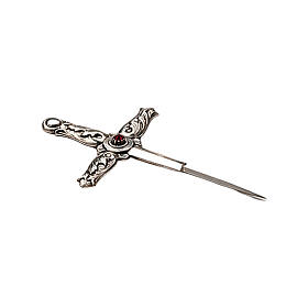 Dagger of the Virgin, 5 in, silver-plated brass, Molina