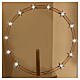 Star halo for statues, diameter of 24 in, gold plated brass s4