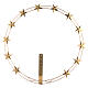 Auréola de estrelas para estátua d. 60 cm latão dourado s1