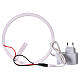 Aureola para estatuas de plexiglás blanco led blanco s3