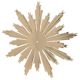 Golden brass halo for statues