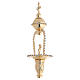 Cetro para estatua latón dorado y zircones 50 cm s4