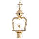 Scettro per statua ottone dorato e zirconi 50 cm s6