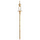 Cetro para estátua em latão dourado e zircões 50 cm s3