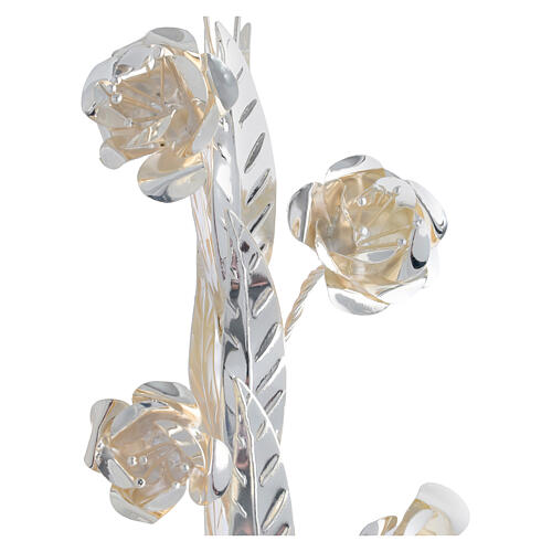 Rosa in ottone finitura lucida per statua 2