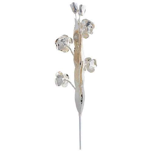 Rosa in ottone finitura lucida per statua 3