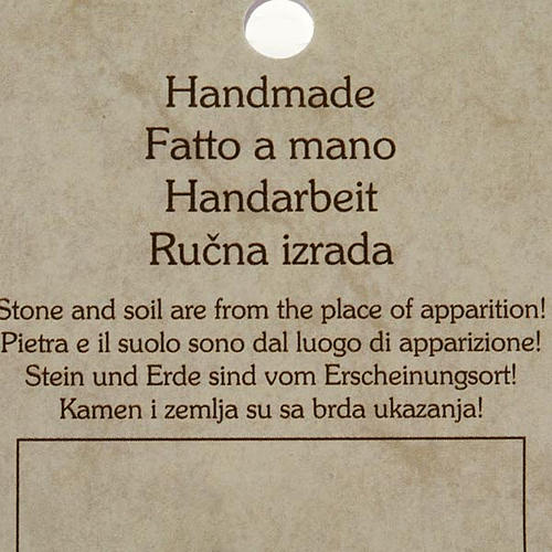 Marque page, fleurs de Medjugorje, 30ème année 5