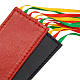 Bookmark for Bible in leather, 6 ribbons Pax et Bonum s3