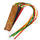 Leather Bookmark for Liturgy of Hours with 6 ribbons Pax et Bonum s1
