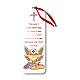 Wooden bookmark with ribbon Eucharistic Symbols 15x5 cm s1