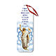 Wooden bookmark with ribbon Resurrected Jesus 15x5 cm s1