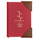 Protective liturgic book corners real brown leather 3 in set of 2 s2