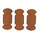 Adhesive bookmarks brown leather 10 pieces for sacred books s3