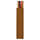 Real leather bookmark 5 ribbons Bethleem monks star decoration s5