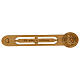Jubilee Olive Wood Bookmark with GER Phrase, Clarisse Monastery Albano Laziale s3