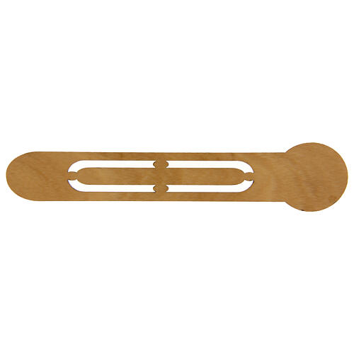 Jubilee Olive Wood Bookmark with ES Phrase, Clarisse Monastery Albano Laziale 5