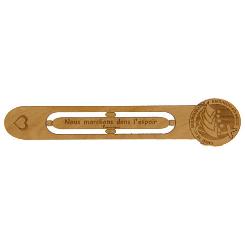 Bookmarker of Jubilee 2025, FR, olivewood, Monastery of the Poor Clare Nuns of Albano Laziale 3