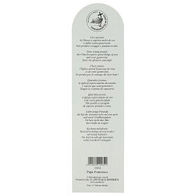 Jubilee 2025 Bookmark Pope Francis Portrait