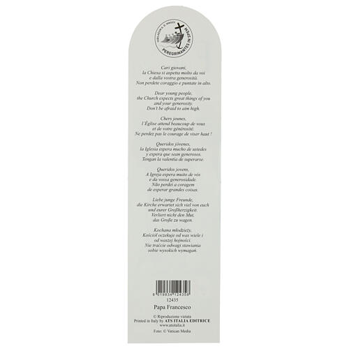Marque-page Pape François logo officiel Jubilé 2025 2