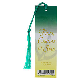 Marcalibros Jubileo Papa Francisco y borla verde