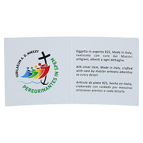 Round bookmark Jubilee 925 silver 3 cm Endless