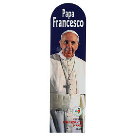 Marcador de páginas com mensagem Papa Francisco Jubileu 2025