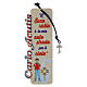 Carlo Acutis Bookmark Quotes and Wooden Tau Cross with Blue Cord s1