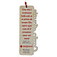 Wooden bookmark of Carlo Acutis with quotes, Tau cross with red rope s2