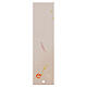 Conf. 6 pz segnalibro panna rettangolare rafia colorata 15x4 cm s3