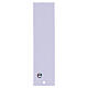 Segnalibro bianco conf. 6 pz rettangolare pino 15x4 cm s3