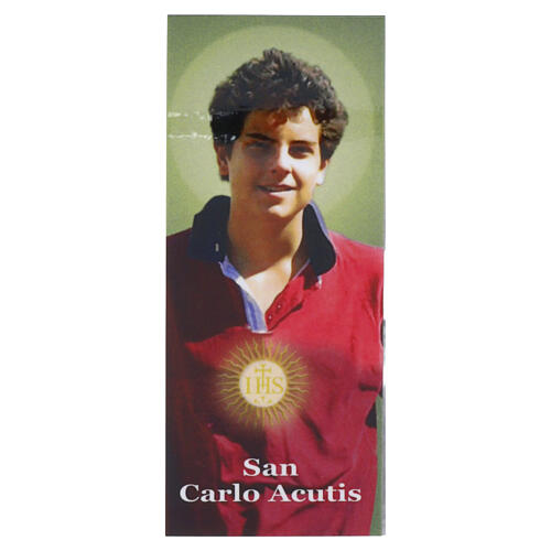 Marcador de página magnético Carlo Acutis 10x5 cm 1