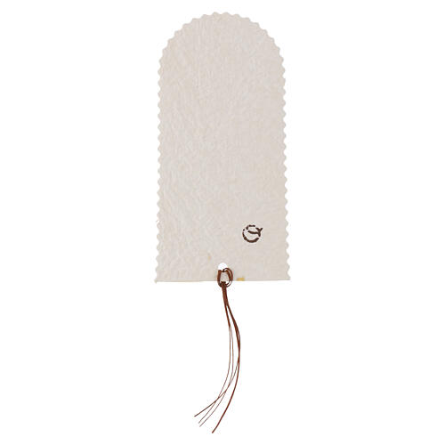 Marque-page arrondi Saint François « Laudati Sii » 12x6 cm 2