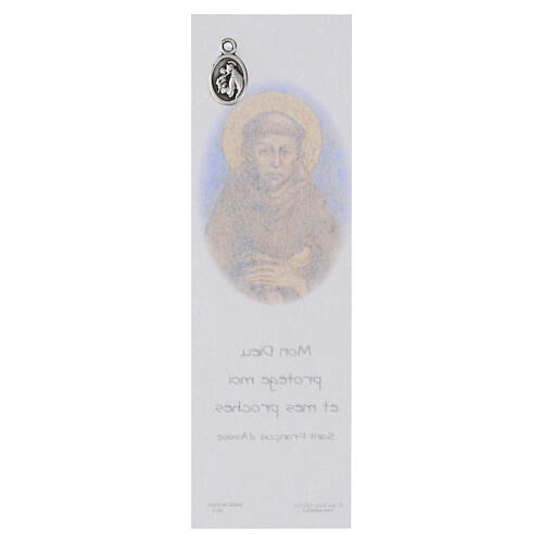 Marque-page Saint François d'Assise FRANÇAIS 2