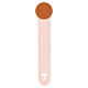 Peach-coloured bookmark with olive wood appliqué, Monastery of Poor Clares s3