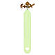 Green bookmark with olive wood charms, Monastery of Poor Clares s1