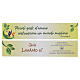 Green bookmark with olive wood charms, Monastery of Poor Clares s2
