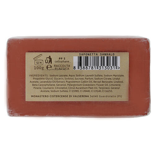 Jabón Trapense sándalo 100gr 4