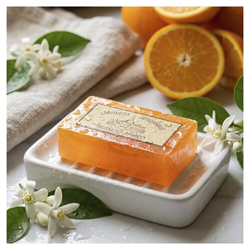 Trappistenseife mit Bitterorange, 100 gr 2