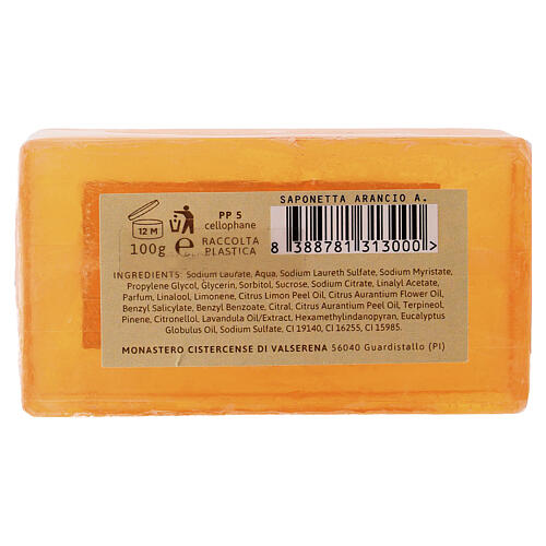 Saponetta trappiste arancio amaro 100 gr 4