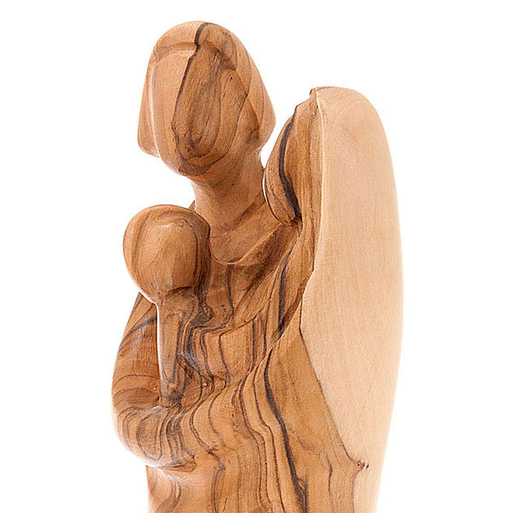 Holy Family statue in olive wood online sales on HOLYART.co.uk