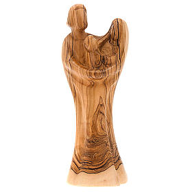 Holy Family statue in olive wood