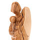 Holy Family statue in olive wood s2