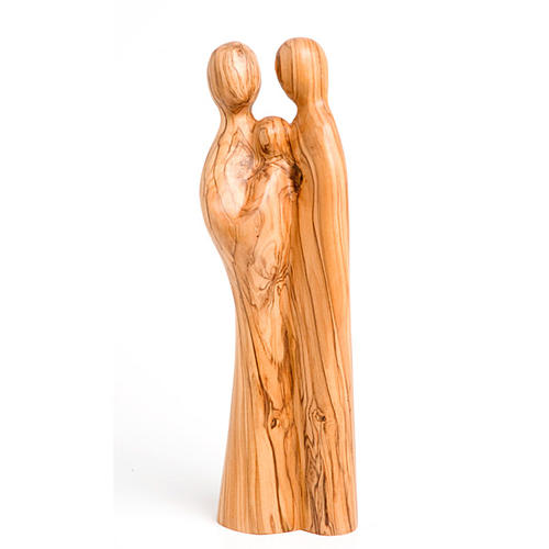 Holy Family in olive wood 1