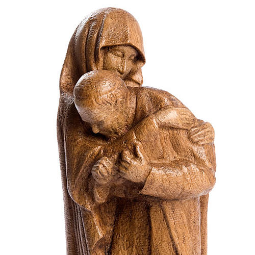 Statue Maria mit Johannes Paul II 2