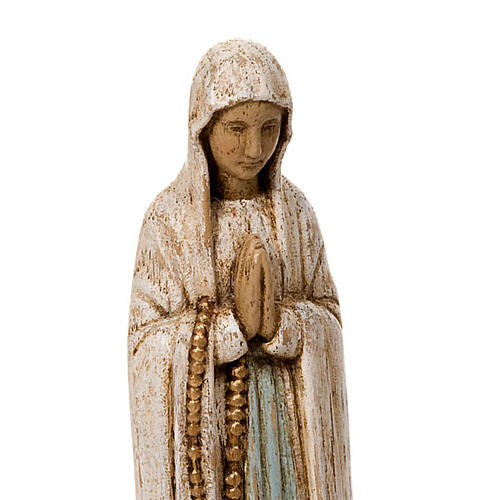 Virgen de Lourdes madera Monasterio de Belén 3
