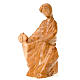 Estatua de Virgen con el Niño en madera de olivo s1