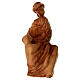 Olive wood statue of Mother Mary with the Baby s1