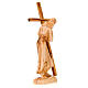 Statue Christ Kreuz Holz s4