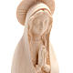 Madonna of Fatima, natural wood s2